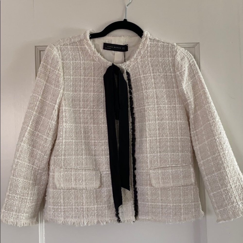 Women’s ZARA Blazer with Fringe